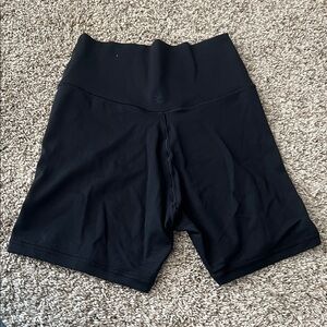 Women's Black High-Waisted Shorts